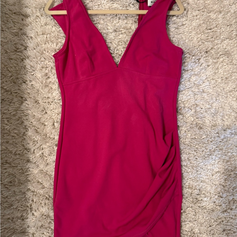 Bright Pink Hello Molly Mini Dress - Size M/US 6